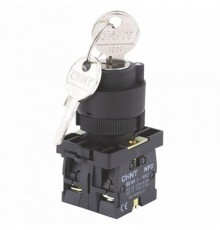 Переключатель NP2-EG23, 2 положения фиксацией, 2НО, IP40 (R)  575554  CHINT