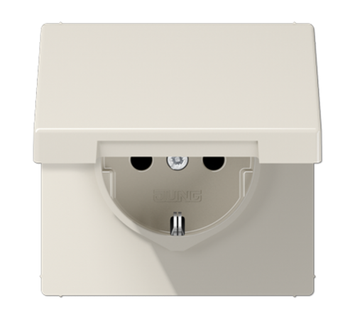 Штепсельная розетка SCHUKO 16A, 250V~  с крышкой  LS1521KL  Jung