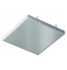 Светильник светодиодный потолочный с БАП ДВО-LED IP54 97 249 ДВО-15-С-30-3К-IP54-Грильято-А1 CRI90  97249  INNOLUX