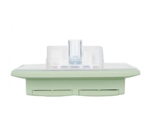 SKANDY Розетка 2-местная с кр. 16А в сб IP44 SK-R12M мятный  SK-R26-16-44-K06-F  IEK