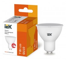 Лампа светодиодная LED 7Вт GU10 220В 3000К PAR16 софит  LLE-PAR16-7-230-30-GU10  IEK