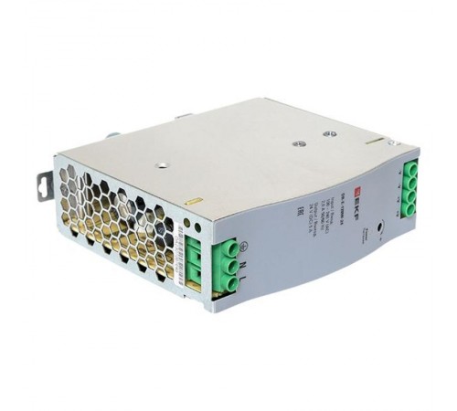 Блок питания на дин рейку 120 вт,Uвх ~ 220 В AC , Uвых - 24 В DC постоянного тока DR-E-120W-24 EKF