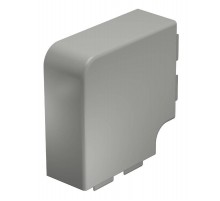 Крышка плоского угла кабельного канала WDK 60x130 мм (ПВХ,серый) (WDK HF60130GR)  6022359  OBO Bettermann