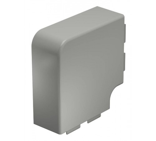 Крышка плоского угла кабельного канала WDK 60x130 мм (ПВХ,серый) (WDK HF60130GR)  6022359  OBO Bettermann