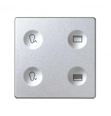 Сенсорный 4-кл выключатель с тематической маркировкой Т3, алюминий  8000645-093  Simon