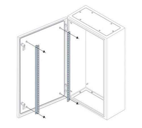 Рейка профильная для двери H=800мм (1упак=2шт)  TS8009  ABB