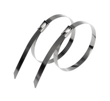 Хомут-стяжка стальная 300x4,6 мм, упаковка 10 шт.  07-0308-10  REXANT