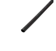 Термоусадка 6,0 / 3,0 мм, черная (1м)  20-6006  REXANT