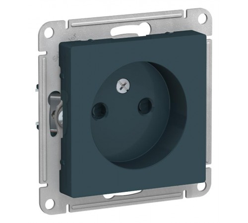 AtlasDesign Изумруд Розетка без заземления со шторками, 16А, механизм  ATN000849  SE