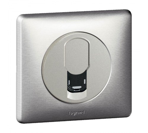 Celiane Титан Накладка ТЛФ 1-ой розетки  068537  Legrand
