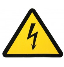 Знак "молния" (100х100х100мм 1шт) PROxima  an-1-01  EKF