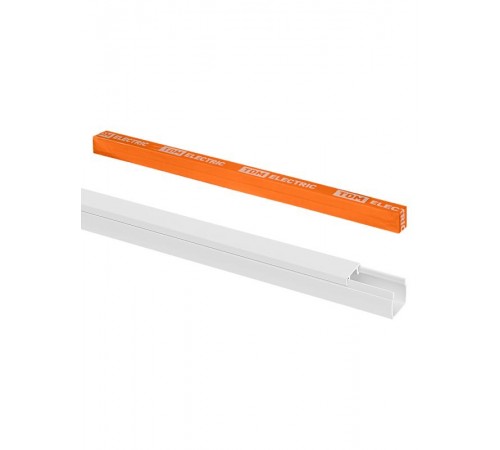 Кабель-канал 12х12 (12 шт по 1 м) белый (розн.упак.)  SQ0402-4801  TDM