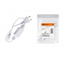 Сетевой шнур для неона SMD2835-220 В круглого,  SQ0331-1538  TDM