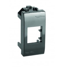 Brava черный Адаптер для информационных разъемов Keystone 1 мод.  77607N  DKC