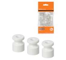 Изолятор пластиковый белый (10 шт)  SQ2804-0001  TDM