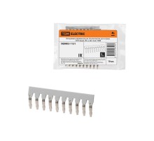 Штыревая перемычка на 10 контактов для клемм ЗНН-4мм2 (Ph-C EB 10-6)  SQ0803-1131  TDM