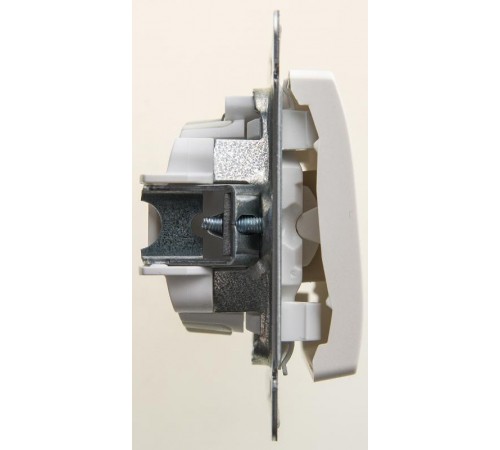 Glossa Перламутр Выключатель 1-клавишный с подсветкой сх.1а, 10AX  GSL000613  SE