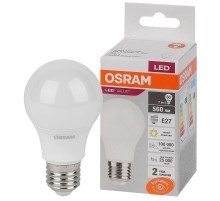 Лампа светодиодная LED Value CL- A 7W/830 230V E27 10X1  4058075577893  OSRAM