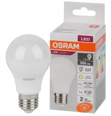 Лампа светодиодная LED Value CL- A 7W/830 230V E27 10X1  4058075577893  OSRAM