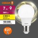 Лампа светодиодная LED Value CL- A 7W/830 230V E27 10X1  4058075577893  OSRAM
