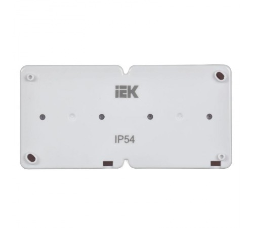 Гермес PLUS белая клав.дымчатая крышка Блок выключатель 1-клавишный и розетка с з/к и крышкой О/У IP54 БГб-22-31-ГПБд  EBGMP20-K03-31-54-EC  IEK