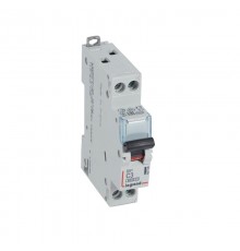 Выключатель автоматический двухполюсный (1 мод. 1п+N) DX3 6000 3А C 10кА  407736  Legrand