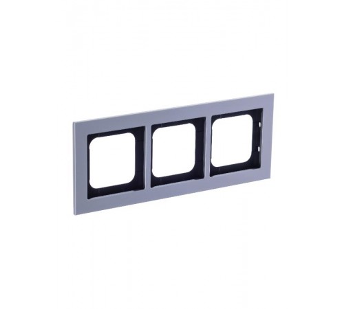 Рамка 3-постовая, Axcent, металл, титан  2CKA001754A4700  ABB