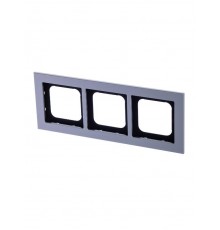 Рамка 3-постовая, Axcent, металл, титан  2CKA001754A4700  ABB