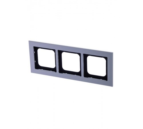Рамка 3-постовая, Axcent, металл, титан  2CKA001754A4700  ABB