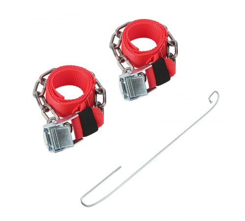 Цепи (браслеты) противоскольжения для легковых автомобилей, однорядные, к-т 2 шт.  07-7024  REXANT