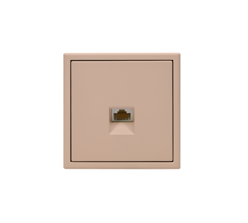 ArtGallery Песочный Розетка компьютерная RJ45, кат. 5е, механизм  GAL001283 SE