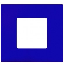 Simon 27 Накладка декоративная на рамку базовую, 1 пост, S27 Play, Arctic, синий  2700617-083  Simon