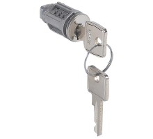 Цилиндр под стандартный ключ для рукоятки Кат. № 0 347 71/72 - для шкафов Altis - для ключа № 1242 E  034787  Legrand