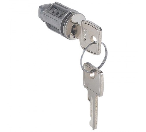 Цилиндр под стандартный ключ для рукоятки Кат. № 0 347 71/72 - для шкафов Altis - для ключа № 1242 E  034787  Legrand