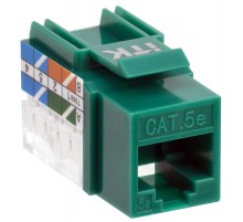 Модуль Keystone Jack кат.5E UTP 110 IDC 90град зелёный  CS1-1C5EU-11-02  ITK