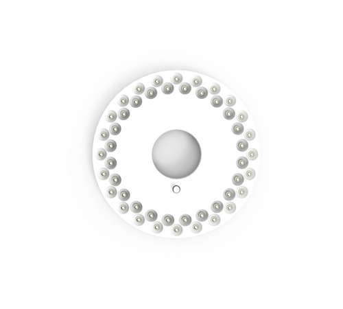 Фонарь кемпинговый GFL004 48LED 500lm 3xAA белый магнит и карабин LED 1/12/72  GF004  Gauss