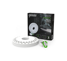 Фонарь кемпинговый GFL004 48LED 500lm 3xAA белый магнит и карабин LED 1/12/72  GF004  Gauss