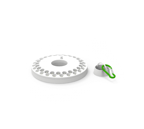 Фонарь кемпинговый GFL004 48LED 500lm 3xAA белый магнит и карабин LED 1/12/72  GF004  Gauss