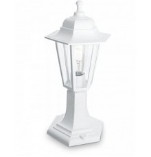 Светильник садово-парковый НТУ 06-60-001 60W 230V E27 400*180мм белый, на постамент, 6-ти гранник  32274  FERON