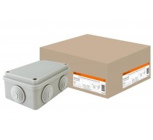 Коробка распределительная о/п 120х80х50мм, крышка, IP55, 6 вх.  SQ1401-0105  TDM