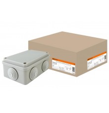 Коробка распределительная о/п 120х80х50мм, крышка, IP55, 6 вх.  SQ1401-0105  TDM