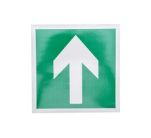 Наклейка эвакуационный знак "Направляющая стрелка"200*200 мм  56-0030  REXANT