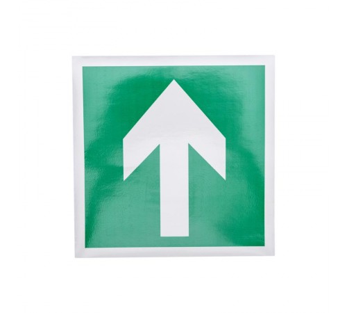 Наклейка эвакуационный знак "Направляющая стрелка"200*200 мм  56-0030  REXANT