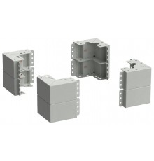 ITK LINEA S Уголок цоколя h=200мм сер. (8шт/компл)  LS-BC35-B0-02  ITK