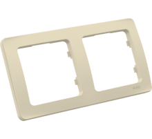 Рамка двухместная, скрытой установки, цвет слоновая кость  Р402-01  HEGEL