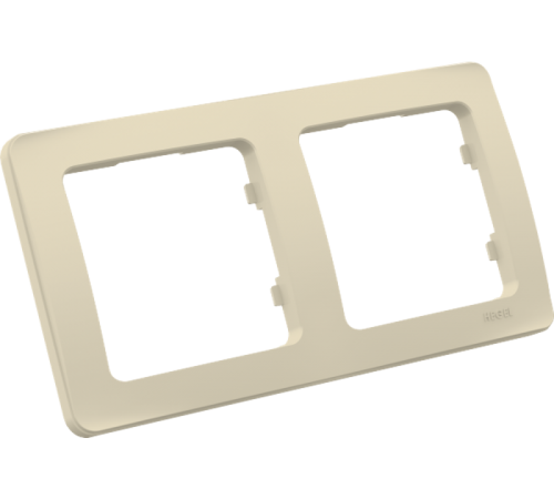 Рамка двухместная, скрытой установки, цвет слоновая кость  Р402-01  HEGEL