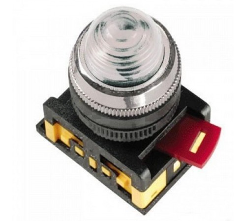 Лампа AL-22 сигнальная d22мм прозрач. неон/240В цилиндр   BLS20-AL-K08  GENERICA