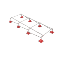 Опорная конструкция для установки оборудования TECHNORAPTOR LIGHTFOOT 1500х4000 тип 1  KM-TR-LTF-SSEI-1500-4000-1  КМ - профиль