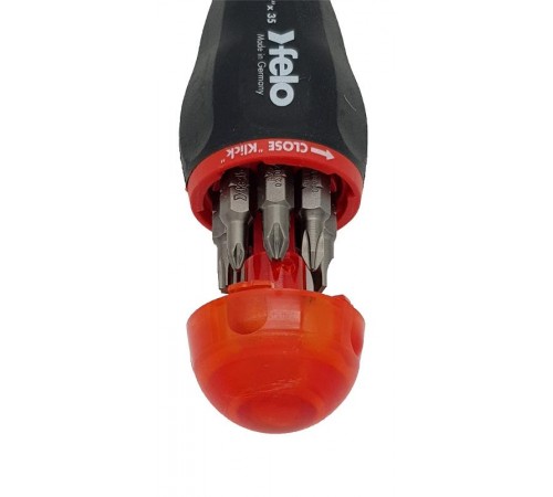 Отвертка с магнитным держателем под биты с набором бит 8шт  37320805  Felo