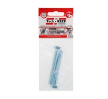 Болт DIN933 8.8 с шестигранной головкой оцинк. М10х70 (2 шт) - пакет ( 0,096 кг)  102979  Tech-KREP